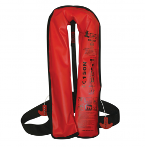Chaleco salvavidas inflable de alto rendimiento para condiciones extremas y uso profesional.