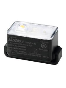 Luz LED de emergencia para chaleco salvavidas, certificación USCG, SOLAS y MED.