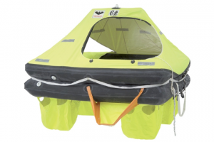 Balsa salvavidas VIKING RescYou™ Coastal para 6 personas, ideal para navegación costera y seguridad.